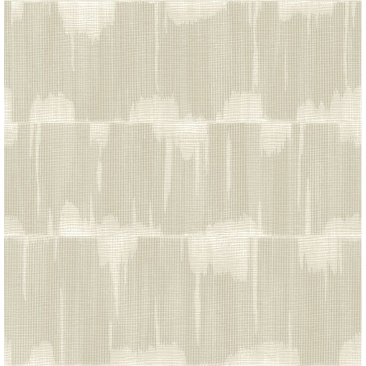 a beige and white wallpaper pattern with paint strokes in shades of grey, cream and light brown