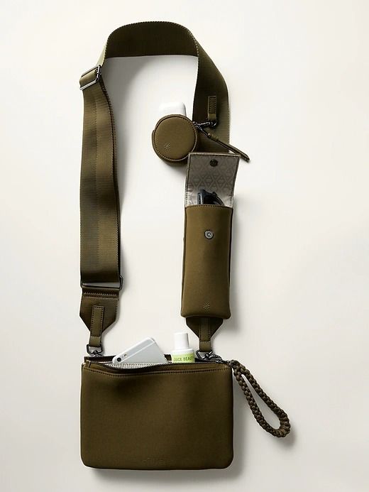 Revive Modular Crossbody Bag | Athleta Versatile Mobile Phone Bag For Travel, Versatile Crossbody Bag Strap For Travel, Versatile Travel Shoulder Bag Strap, Versatile Travel Bag Strap, Versatile Travel Bag Strap With Removable Pouch, Versatile Bag Strap With Removable Pouch For Travel, Versatile Bag Strap With Removable Pouch For Daily Use, Versatile Bag Strap With Removable Pouch, Sunglasses Pouch