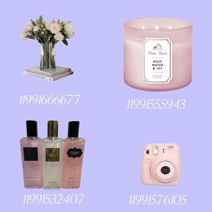 an image of some items that are for sale on the app store page, including candles and perfume bottles