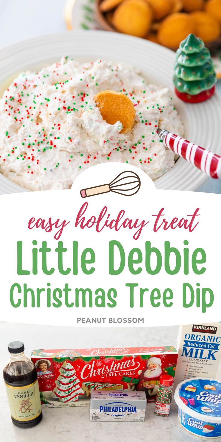 an easy holiday treat for little debie christmas tree dip