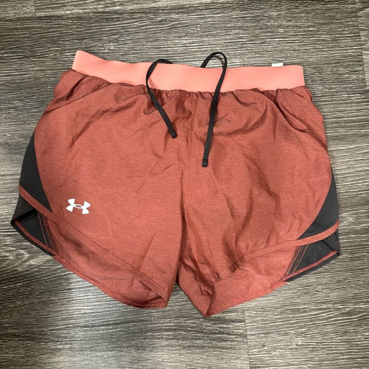 Never Worn Drawstring And Had Built In Lining Pink Sports Shorts With Pockets, Pink Short Activewear With Pockets, Casual Pink Under Armour Bottoms, Under Armour Pink Athletic Shorts With Built-in Shorts, Under Armour Pink Workout Bottoms, Under Armour Pink Athletic Shorts For Workout, Pink Under Armour Athletic Shorts For Workout, Pink Under Armour Workout Bottoms, Under Armour Pink Sports Shorts