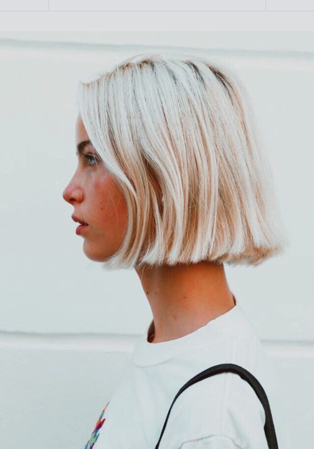 p i n t e r e s t || kyliesilver Short Blonde Bobs, Blonde Bob Hairstyles, Short Blonde Haircuts, Penteado Cabelo Curto, Hair St, Short Blonde, Blonde Bobs, Modern Hairstyles, Short Blonde Hair