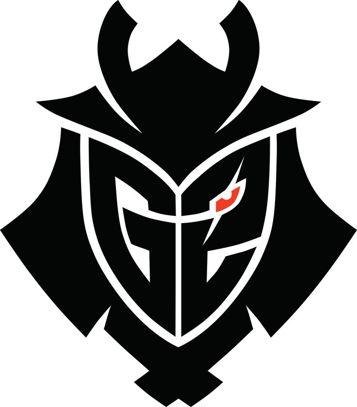 an image of a black and white logo with horns on it's head, in the shape of a shield