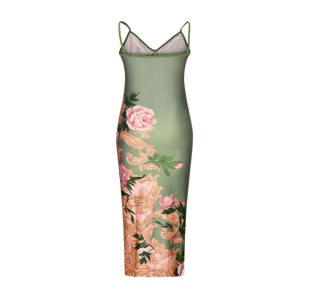 Slip into this gorgeous green floral bodycon dress for a stunning, eye-catching look! The bodycon fit is designed to hug your curves and show off your figure with a lightweight & comfortable fabric. Show off your style and be the center of attention with this new dress! Size: • S: Bust: 72-88 cm/ 28.3-34.6 in, Length: 123 cm/ 48.4 in, Waist: 62-70 cm/ 24.4-27.6 in • M: Bust: 76-92 cm/ 29.9-36.2 in, Length: 125 cm/ 49.2 in, Waist: 66-74 cm/ 25.6-29.1 in • L: Bust: 80-96 cm/ 31.5-37.8 in, Length: Green Stretch Bodycon Dress For Summer, Green Bodycon Sheath Dress, Elegant Green Bodycon Dress For Spring, Spring Green Sleeveless Bodycon Dress, Floral Print Bodycon Mini Dress, Green Stretch Bodycon Dress For Spring, Floral Print Sheath Mini Dress Bodycon, Sleeveless Green Bodycon Dress For Spring, Fitted Green Bodycon Dress For Summer