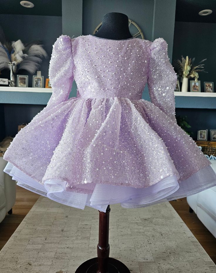 Geogeous  beaded pagent party dress. Purple Fitted Ball Gown Princess Dress, Elegant Spring Holiday Dress For Fancy Events, Purple Fitted Dress For Pageant, Fitted Purple Dress For Pageant, Fitted Ball Gown Princess Dress For Evening, Form-fitting Purple Dress For Pageant, Holiday Embellished Sequin Dress For Dress-up, Elegant Spring Holiday Dress For Pageant, Embellished Princess Dress For Prom Pageant