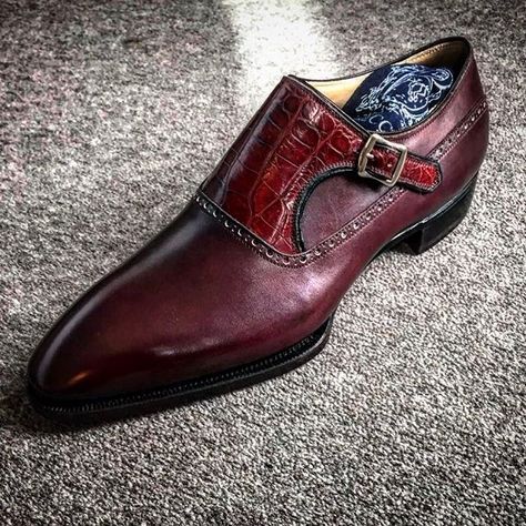 Novecento Line. Monk Strap Shoes Men, Quality Leather Boots, Gentleman Shoes, Custom Design Shoes, Bespoke Shoes, Monk Strap Shoes, Prom Shoes, Strap Shoes, Dress Formal