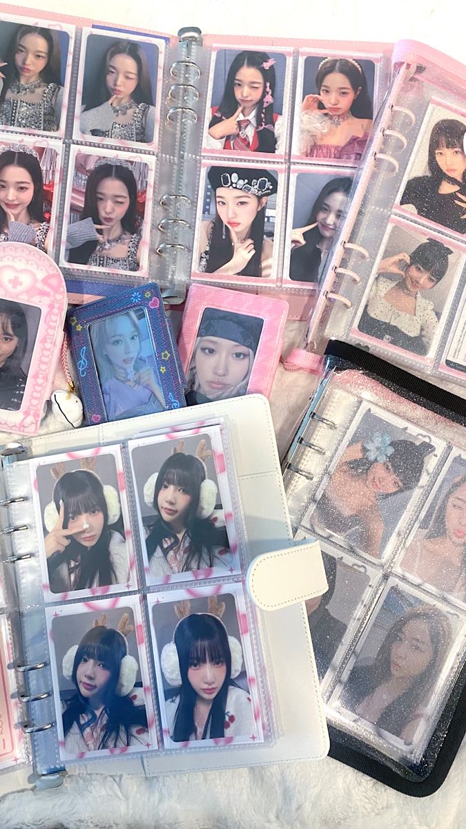 Kpop Photocard Collection Aesthetic, Kpop Pc Collection, K Pop Binder Cover, K Pop Photocards Collection, Kpop Binder Aesthetic, Photo Card Aesthetic, Kpop Pc Binder, Missing Photocard Filler, K Pop Photocards