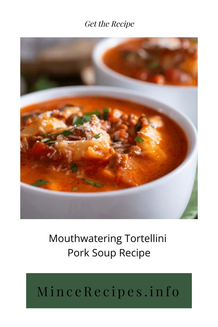 Mouthwatering Tortellini Pork Soup Recipe Recipe Ground Pork, Ground Pork Recipes Easy, Lamb Mince Recipes, Pork Mince Recipes, Pork Soup Recipes, Ground Lamb Recipes, Cheese Burger Soup Recipes, Ground Pork Recipes, Pork Soup