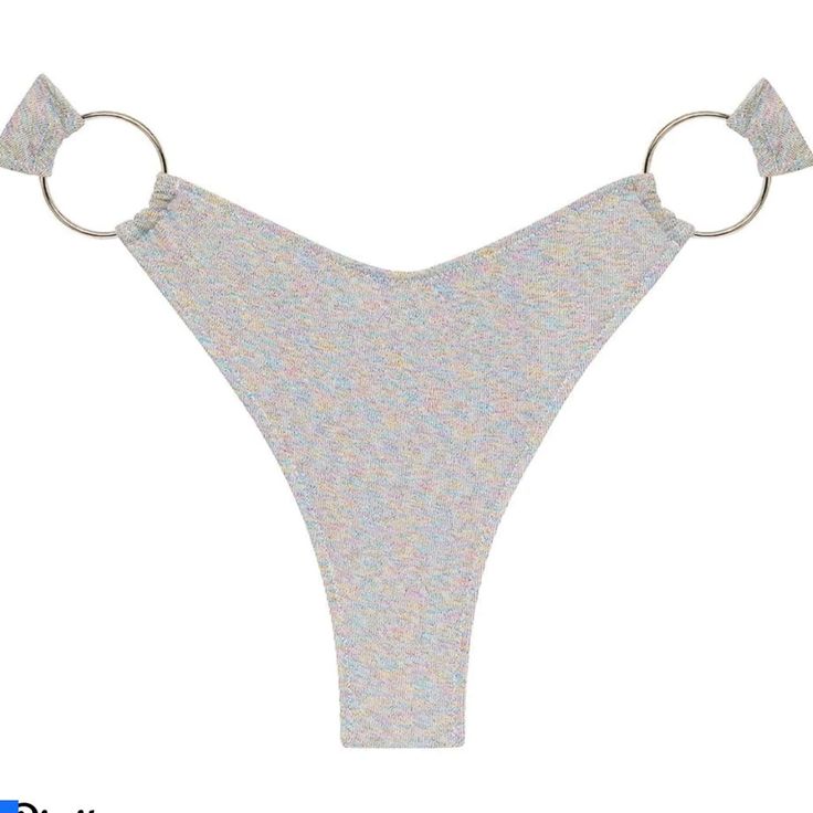 Montce - Disco Sparkle Lulu Loops Bikini Bottom - Brand New W Tags - Xxs But Can Def Fit Xs Silver Festival Swimwear For Summer, Seamless Summer Party Bottoms, Montce Swim, Womens Swim, Sparkle, Brand New, Tags, Silver, Women Shopping