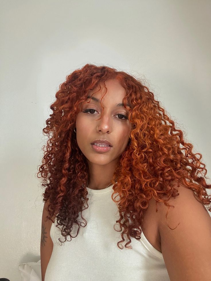 Cooper Red Hair, 21st Birthday Hairstyles, Red Copper Hair Color, Copper Red Hair, Hair Orange, Red Blonde Hair, Inspo Hair, Red Curly Hair, Red Brown Hair