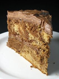 a piece of chocolate cake on a white plate