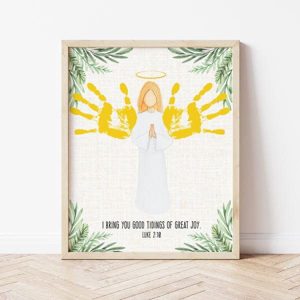 a wooden frame with an image of jesus holding his hands