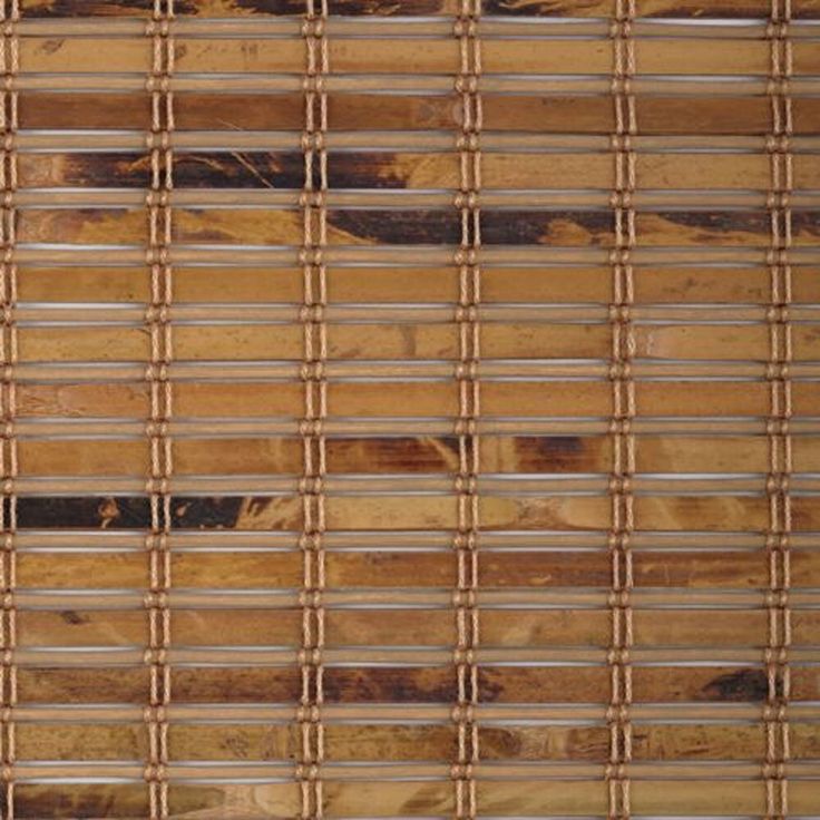 a close up view of the bamboo blinds