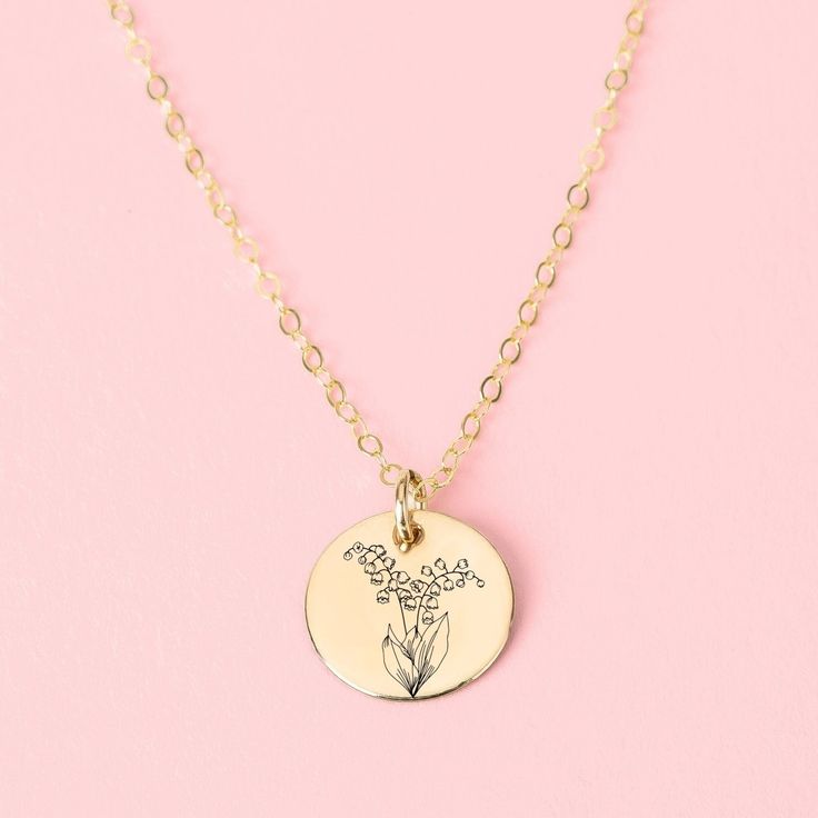 Discover the language of love through flowers. Which one resonates with you? Embrace your birth flower, cherish your wedding florals, or keep your favorite bloom close forever. Treat yourself or a loved one to a special keepsake with the Birth Flower Disc Necklace! This stunning piece is personalized with a beautiful flower representing your or your loved one's birth month. Crafted in gold, silver or rose gold, this disc pendant will make an effortlessly elegant addition to any outfit with its d Language Of Love, 20 Inch Necklace, Princess Necklace, Heart Face Shape, Wear Necklaces, Round Necklace, Necklace Chain Lengths, Disc Pendant, Disc Necklace