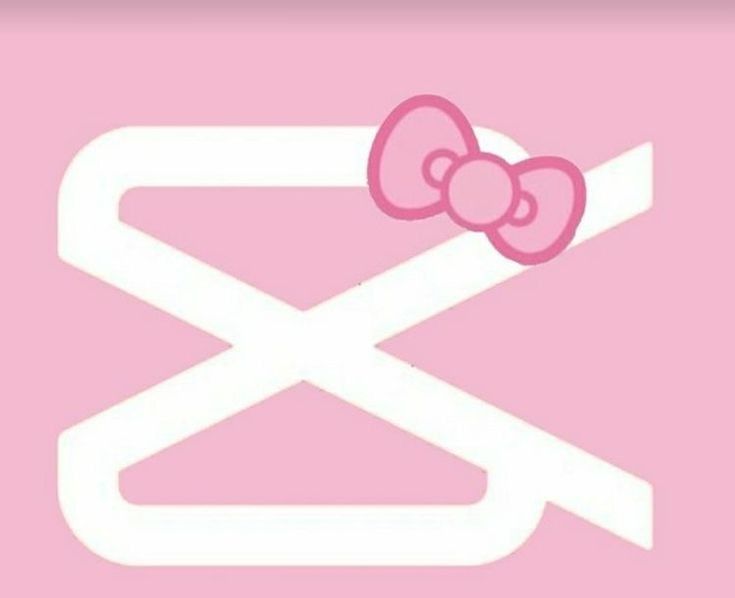 a pink background with an image of a bow on it