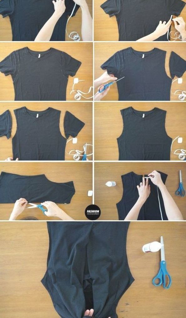 how to make a t - shirt from old shirts