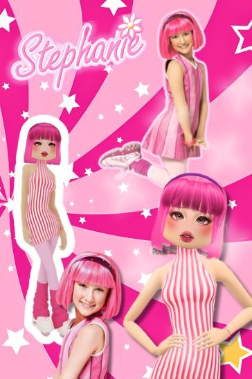 Dti Outfits Idea Pink, Black Pink Inspired Outfits, Pink Outfit Dress To Impress, Pink Dress To Impress Outfit, Stephanie Lazy Town, Lazy Town Stephanie, Lazytown Stephanie, Movie Star Dress To Impress, Pink Dress To Impress