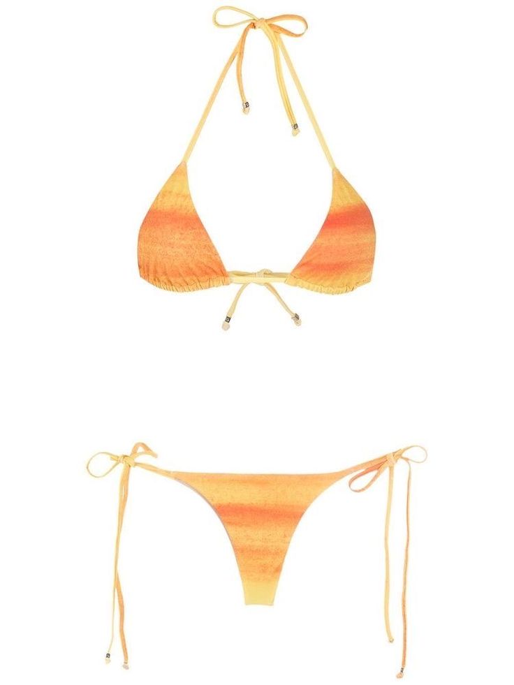 Yellow Bikinis, Tropical Bathing Suits, Swimsuit Inspo, Yellow Gradient, Swimsuits Outfits, Cute Bathing Suits, Summer Swim Suits, Summer Bikinis, Cute Swimsuits