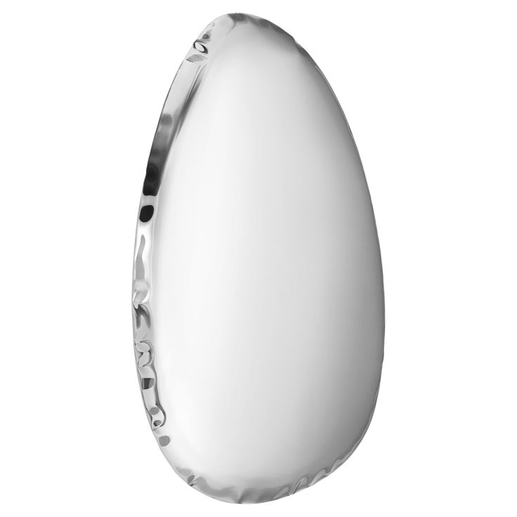 an egg shaped object is shown on a white background