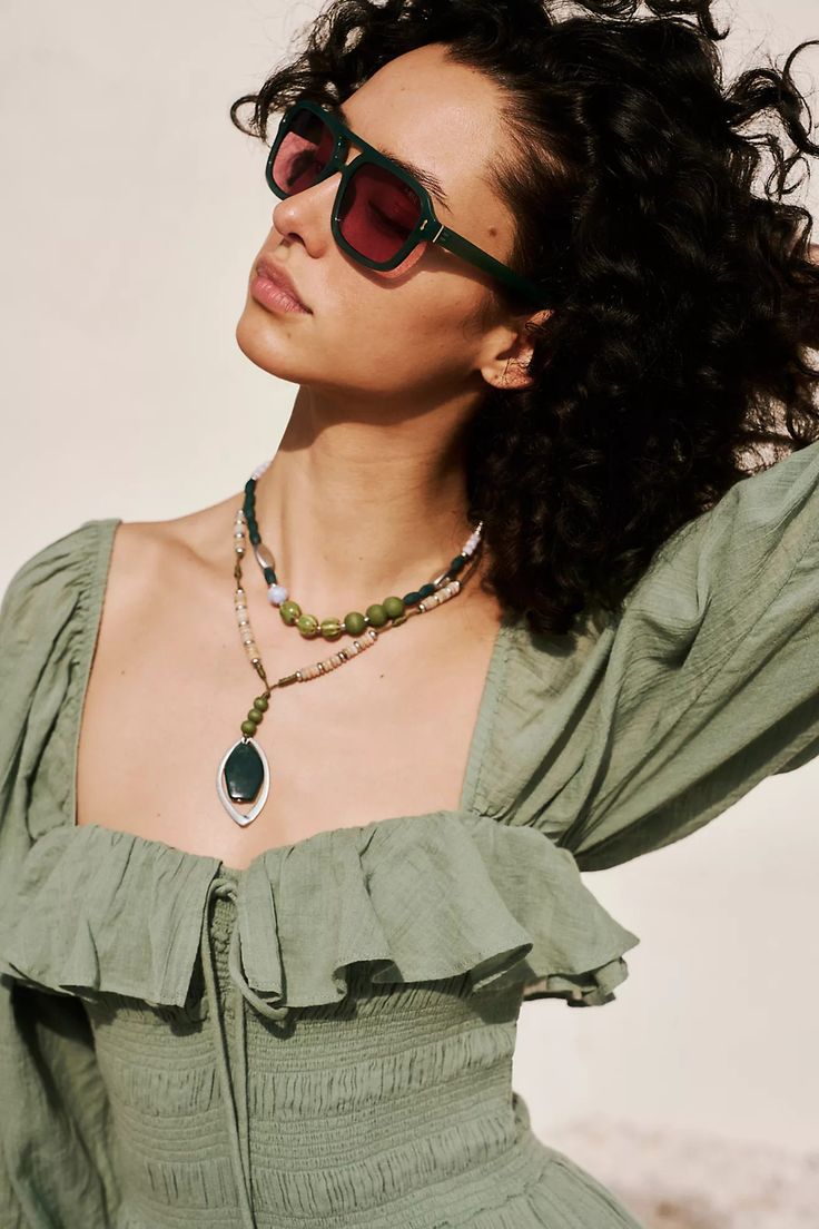 Free People; We The Free; Free-est; holiday; spring outfits; summer outfits; spring fashion; summer fashion; spring accessories; summer accessories; outfit inspo; outfit ideas; unique; warm; weekend; chic; fashion; outfit; ootd; aesthetic outfits; cool accessories; accessories; sunglasses; sunnies; effortless; aviators; aviator sunglasses; square frame sunglasses; square sunnies; brow-bar; oversized sunnies; oversized aviators; Casual Shield Sunglasses For Summer Travel, Summer Travel Shield Sunglasses With Polarized Lenses, Modern Aviator Sunglasses For Summer Travel, Summer Outdoor Aviator Sunglasses With Glass, Modern Rectangular Aviator Sunglasses For Summer, Trendy Green Shield Sunglasses For Summer, Summer Outdoor Shield Sunglasses With Glass Lenses, Summer Outdoor Shield Sunglasses With Glass, Summer Outdoor Shield Sunglasses With Glass Material