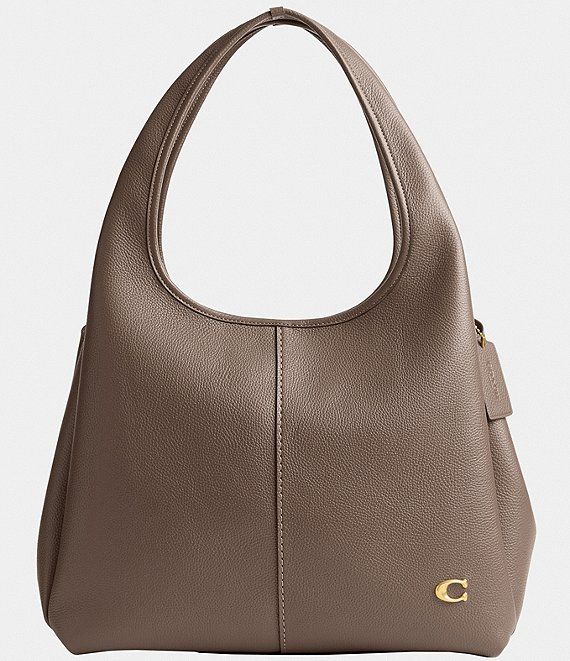 Coach Pebbled Leather Double Handle Shoulder Bag, Coach Pebbled Leather Shoulder Bag With Double Handle, Travel Shoulder Bag In Pebbled Leather With Grained Texture, Leather Satchel Shoulder Bag With Pebbled Texture, Classic Brown Bag With Grained Texture, Everyday Shoulder Bag In Pebbled Leather With Grained Texture, Chic Shoulder Bag In Pebbled Leather With Grained Texture, Chic Shoulder Bag With Pebbled Leather And Grained Texture, Classic Rectangular Shoulder Bag With Pebbled Texture