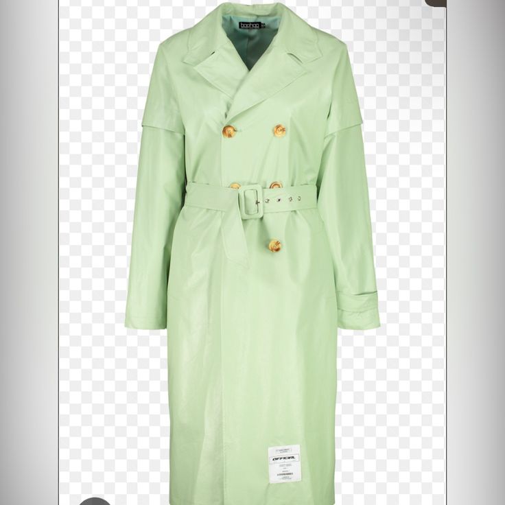 Beautiful Way To Add In Any Bright Color Into A Rainy Day Look. Also A Prefer Way To Add Luxury To Any Office Look And To Upgrade A Simple Look. Green Long Sleeve Raincoat For Spring, Green Long Sleeve Spring Raincoat, Spring Casual Raincoat For Work, Spring Casual Workwear Raincoat, Casual Spring Workwear Raincoat, Casual Green Spring Raincoat, Casual Green Outerwear For Daywear, Green Spring Workwear Raincoat, Spring Workwear Green Raincoat