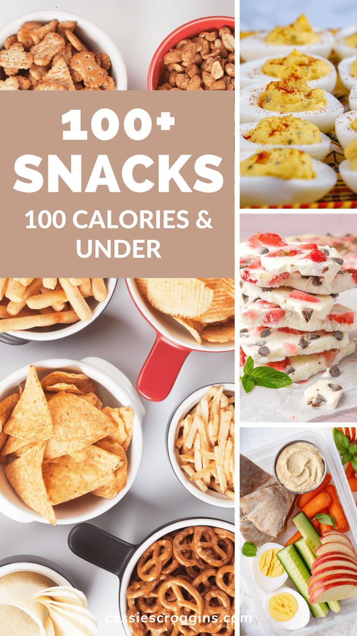 the top ten snacks and desserts that are under 100 calories, including crackers