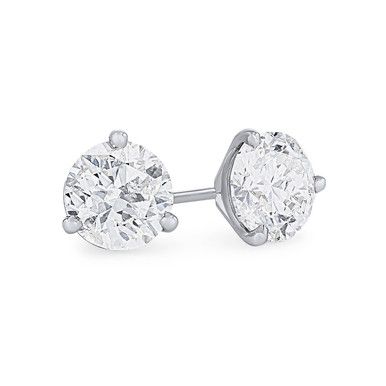 A stunning pair of lab grown IGI certified round brilliant cut diamond stud earrings. Round Lab Grown Diamond Earrings With Diamond Cut, Gia Certified Round Lab Grown Diamond Earrings, Round Lab Grown Diamond Fine Jewelry Earrings, Round Lab Grown Diamond Earrings - Fine Jewelry, Round Cut Lab Grown Diamond Earrings, Gia Certified Round Cut Lab Grown Diamond Earrings, Fine Jewelry Lab-grown Diamond Round Cut Earrings, Gia-certified Round Cut Lab-grown Diamond Earrings, Classic Round Moissanite Earrings