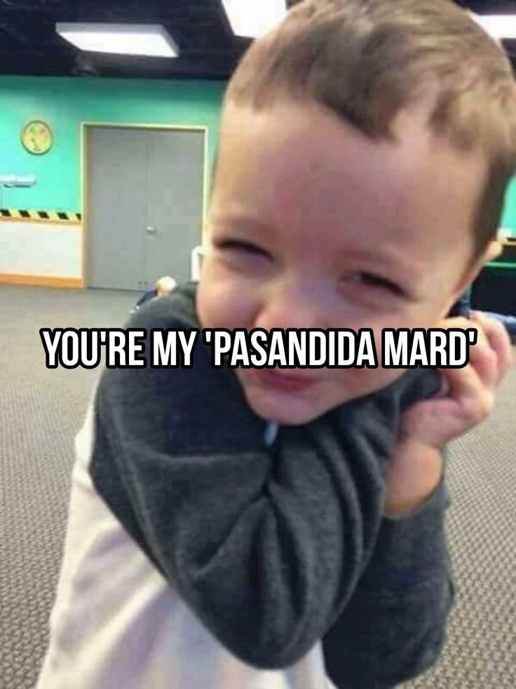 a little boy that is smiling and holding his hand up to his face with the caption you're my pasandada mard?