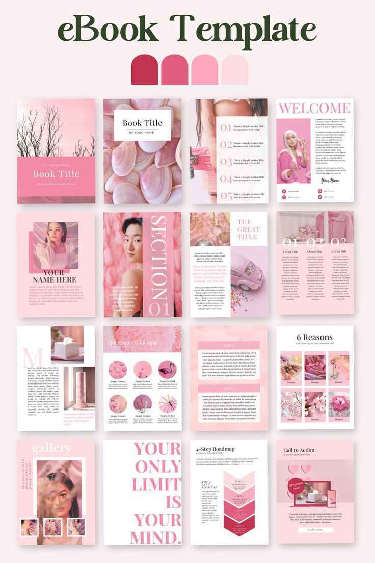 Pink Ebook Design, Ebook Template Pink Minimalist Aesthetic Ebook Design, Ebook Girl Theme Pink plannerlovers #passionplanner📜. Canva Template Ideas Aesthetic, Pink Minimalist Aesthetic, Zine Typography, Aesthetic Minimalist Pink, Pink Digital Planner, Canva Presentation Template, Planners Aesthetic, Aesthetic Goodnotes, Digital Planner Aesthetic