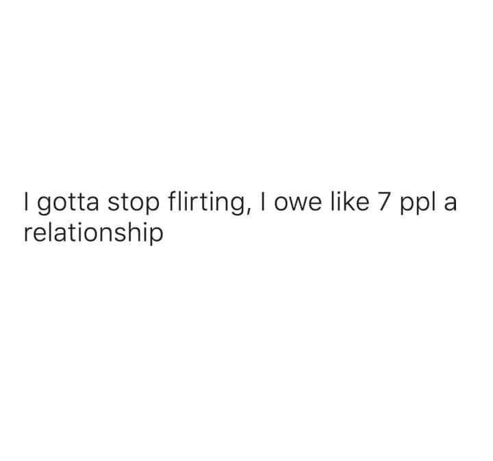 i gota stop flirting, i love like 7pj a real relationship