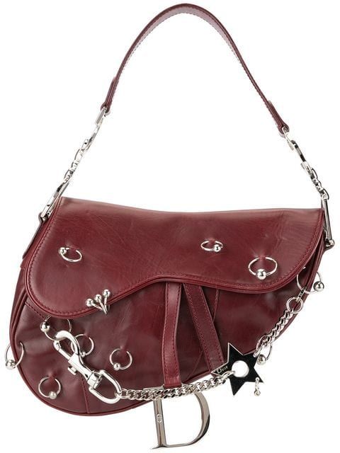 Christian Dior Pre-Owned Saddle Piercing Hand Bag - Farfetch Clothing Png, Forest Fashion, Saddle Handbags, Luxurious Bags, Thrift Haul, Fall Handbags, Bag Obsession, Dior Vintage, Handbag Outfit