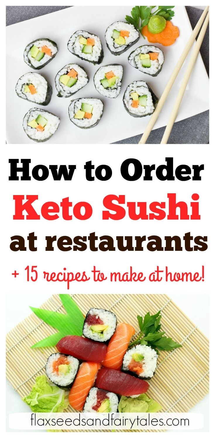 how to order keto sushi at restaurants