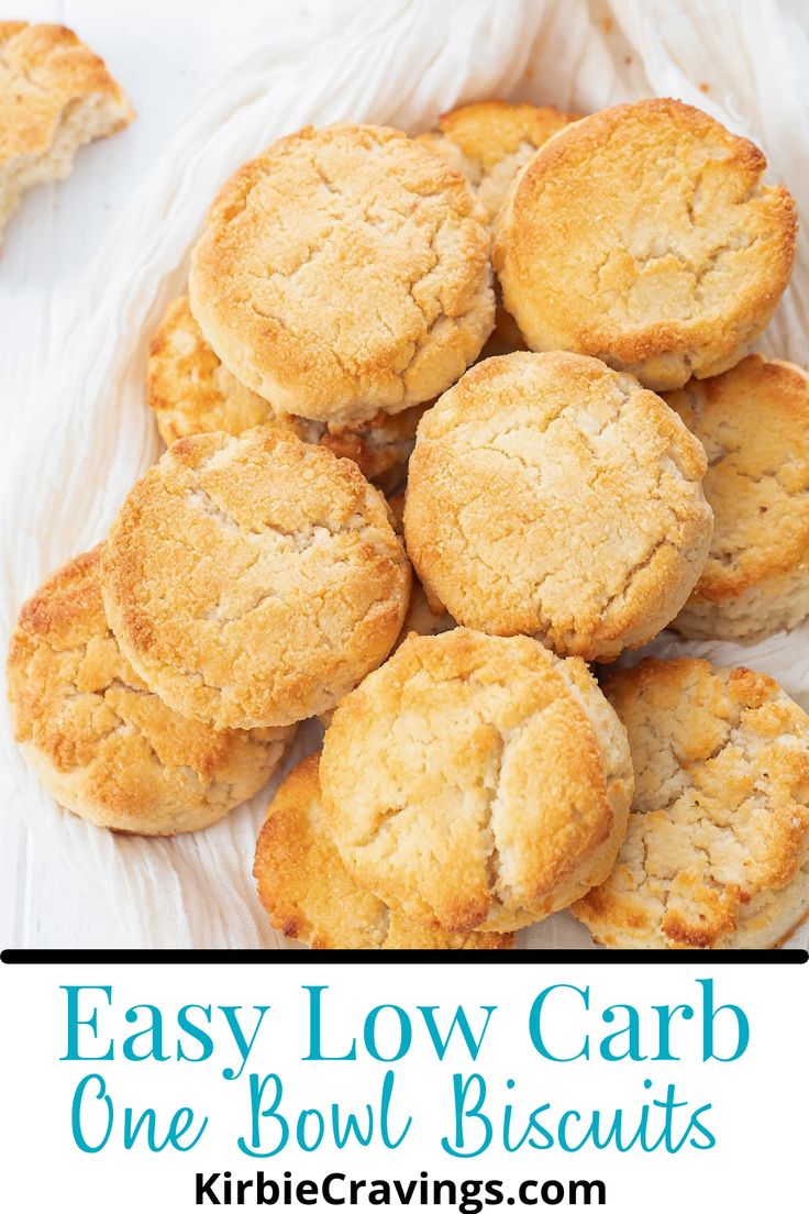 easy low carb one bowl biscuits are the perfect dessert for any family