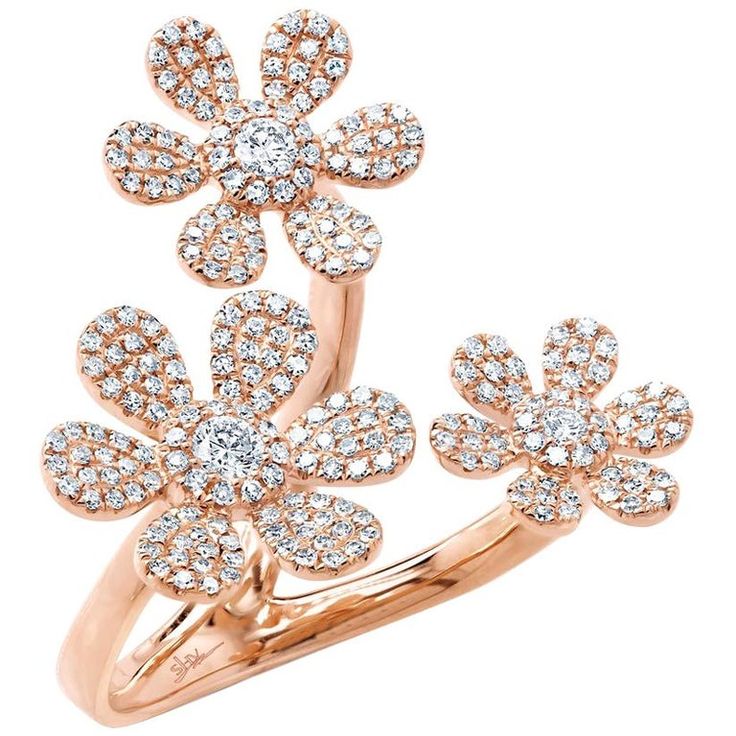 0.62ct 14k Rose Gold Diamond Flower Ring 1.10"L / 0.85"W dimensions for face of ring Eden Collection BY ORDER ONLY Metal Details Metal Type: 14KRG Metal Weight: 5.5 GR Side Diamond Details Carat: 0.62 CT Mens Diamond Jewelry, Diamond Flower Ring, Flower Diamond Ring, Gemstone Diamond Ring, Diamond Fashion Rings, Diamond Bangles Bracelet, Rose Gold Band, Cherry Bomb, Men Diamond Ring