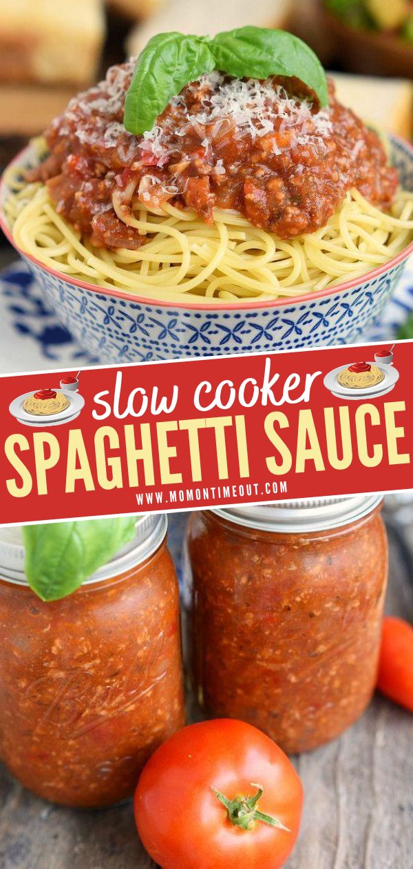 spaghetti sauce in jars with tomatoes and basil on the side for garnishes