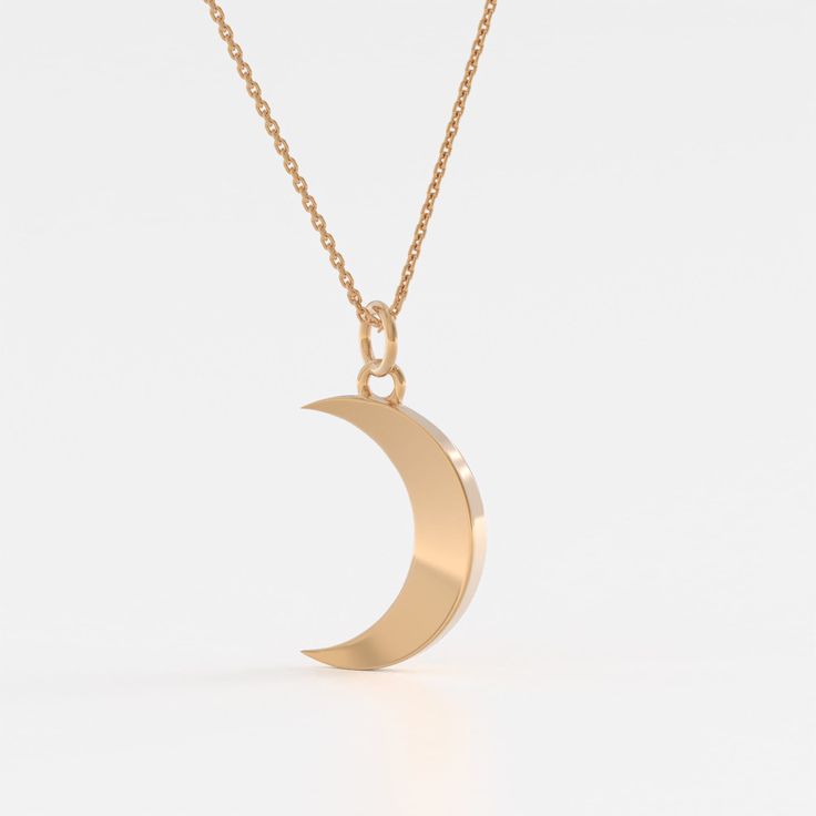 14k Solid Gold Cresent Moon Pendant Necklace for Women. The minimalist Celestial Charm Pendant is available in Yellow White and Rose Gold Color Options. This Tiny Pendant will symbolize the mystery and energy of the moon. It will suit every occasion, and perfectly complement any outfit with its delicate design. We are more than happy to accommodate any customization requests, ensuring that your pendants&necklaces are a true reflection of your unique taste. With our wide range of options, includi Modern Crescent Moon Charm Jewelry, Modern Gold Moon Shaped Jewelry, Modern Gold Moon-shaped Jewelry, Minimalist Moon Shaped 14k Gold Jewelry, Minimalist 14k Gold Moon Jewelry, Minimalist Moon Shaped Jewelry In 14k Gold, 14k Gold Half Moon Necklace With Moon Phase, 14k Gold Half Moon Necklace With Moon Phase Detail, Minimalist Yellow Gold Moon Necklace