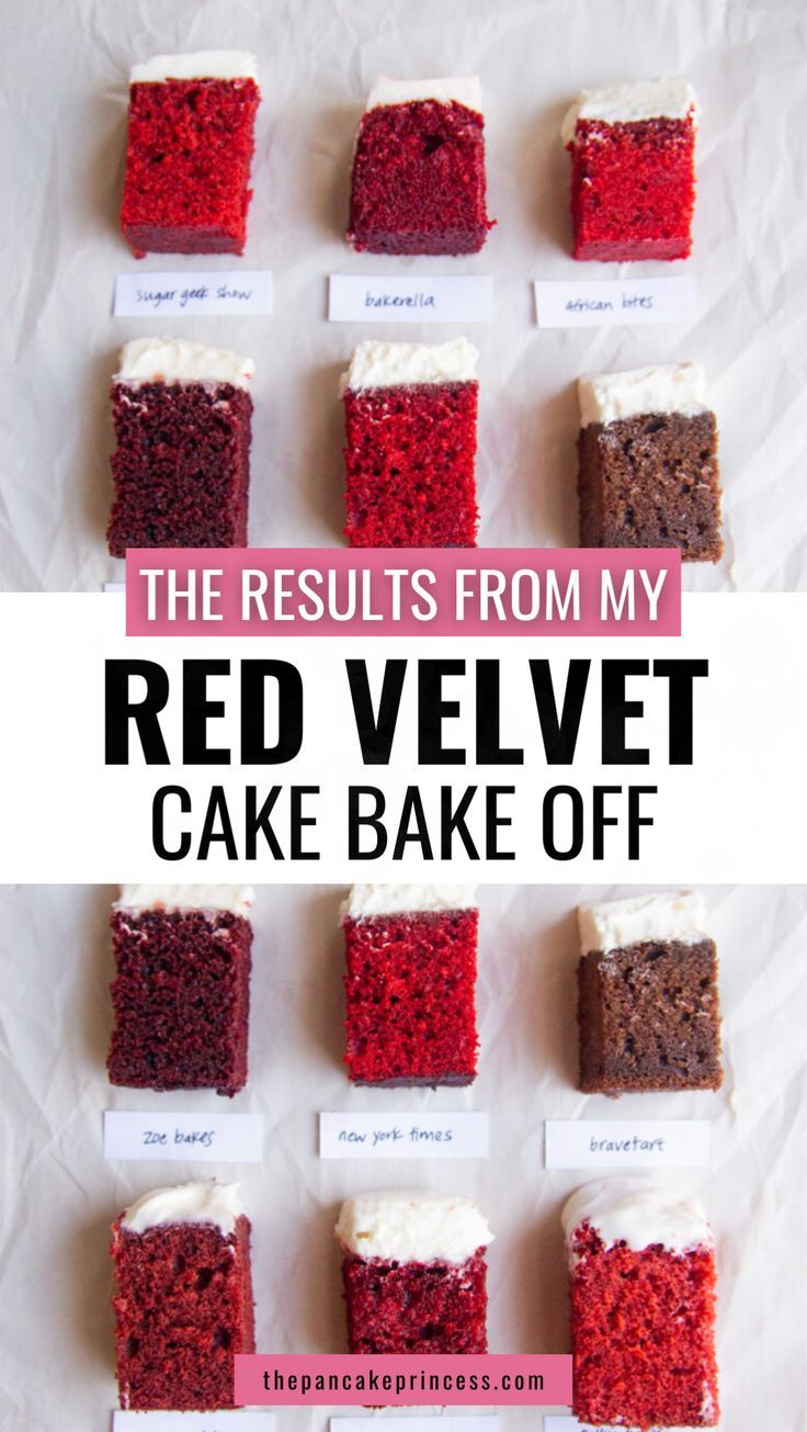 the results from my red velvet cake bake off are amazing and easy to make