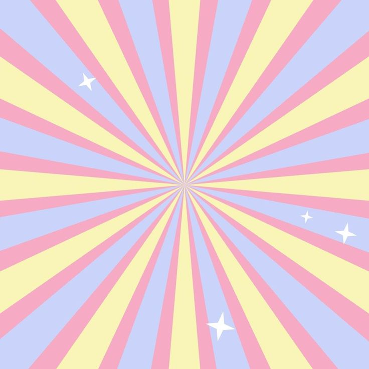 the sun is shining brightly with pink and yellow rays in the background, as well as white stars