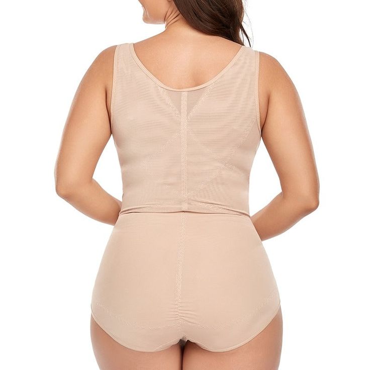 Seamless Body Waist Shapewear — Secret Slim Wear Beige Compression Shapewear With Medium Bust Support, Compression Beige Shapewear With Built-in Bra, Beige Compression Shapewear With Built-in Bra, Compression Shapewear With Built-in Bra, Compression Shapewear With Built-in Bra Sleeveless, Compression Sleeveless Shapewear With Built-in Bra, Solid Compression Sleeveless Shapewear, High Stretch Smoothing Sleeveless Shapewear, Sleeveless High Stretch Smoothing Shapewear