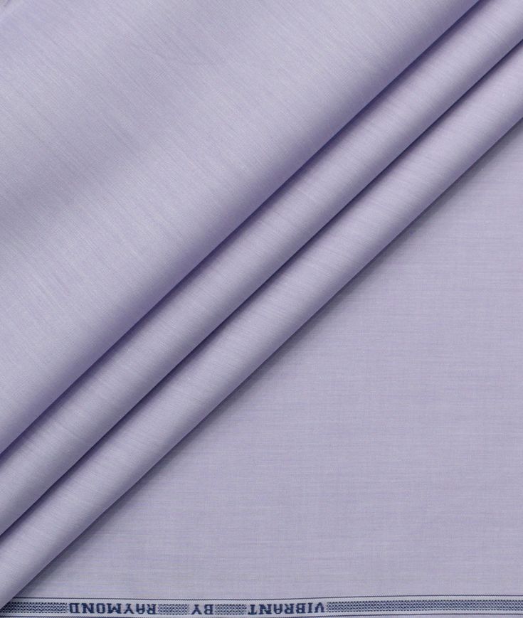 the fabric is light purple and has blue stripes