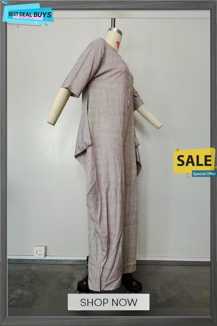 Womencasualloose Jumpsuit Oversized Jumpsuits And Rompers For Summer, Oversized Casual Jumpsuits And Rompers For Summer, Oversized Summer Jumpsuits And Rompers, Casual Jumpsuits And Rompers For Daywear, Casual Linen Long Sleeve Jumpsuits And Rompers, Casual Cotton Jumpsuits And Rompers For Daywear, Casual Daywear Jumpsuits And Rompers For Fall, Casual Linen Jumpsuits And Rompers For Daywear, Casual Jumpsuits And Rompers For Fall Daywear