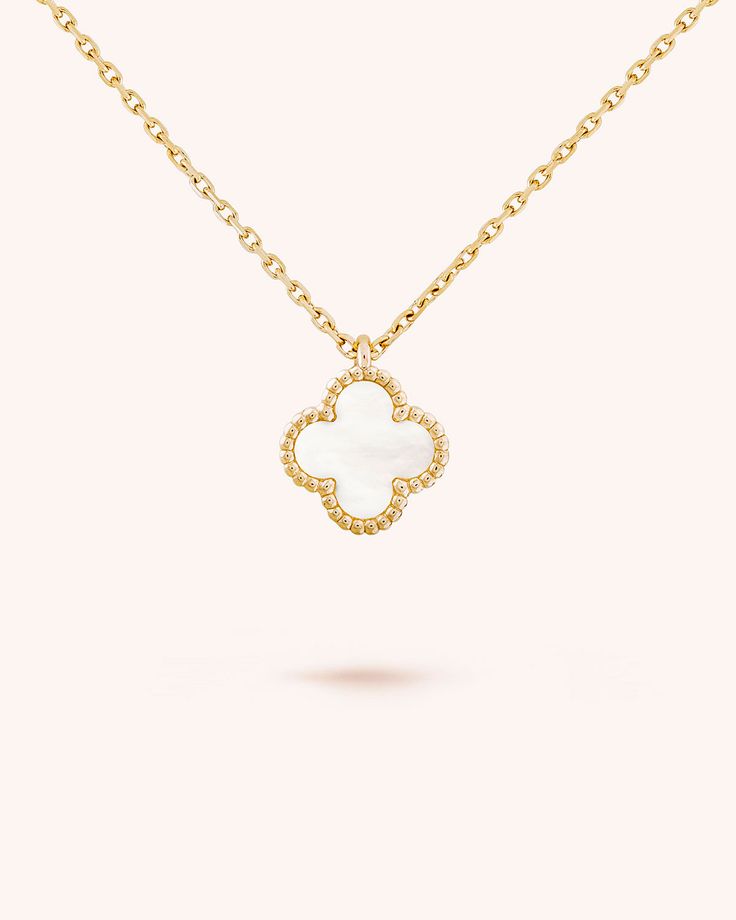 Van Cleef & Arpels Sweet Alhambra, Pendant | Neiman Marcus Van Cleef Arpels Necklace White Gold, Van Cleff Necklace, Can Cleef And Arpels Necklace, Van Cleef Pendant, White Van Cleef Necklace, Can Cleef Necklace, Can Cleef And Arpels, Old Money Sailing, Van Cleef Alhambra Necklace