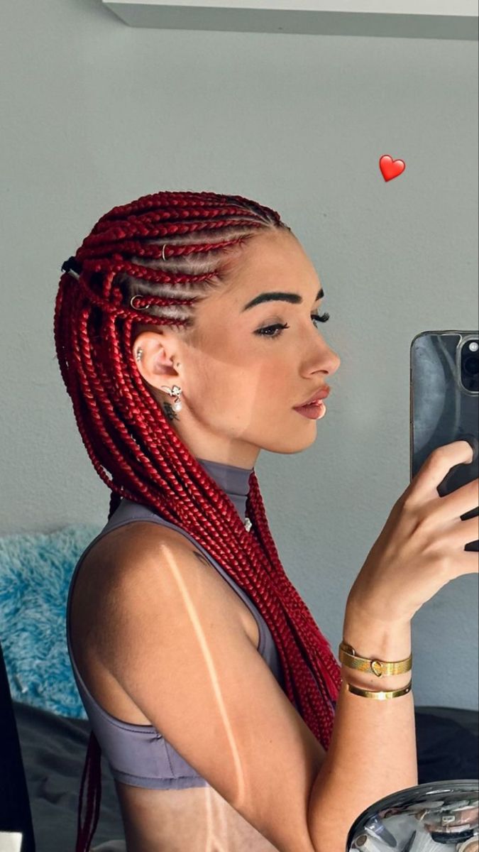 Boxer Braids Hairstyles, 2024 Hair Trends For Women, Rasta Hair, 2024 Hair Trends, Kanekalon Braids, Kanekalon Hair, Hair Extensions For Short Hair, Side Braid Hairstyles, Kanekalon Hairstyles