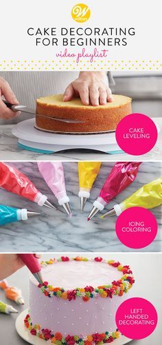 cake decorating tips for beginners