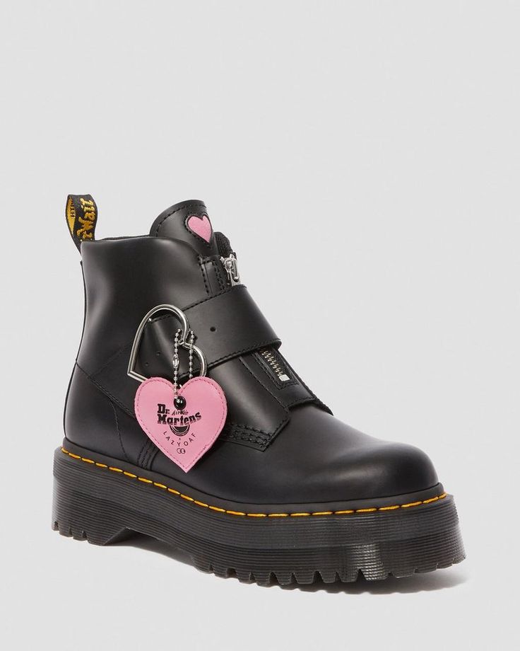 LAZY OAF BUCKLE BOOT | Collaboration Styles | Official EU Dr Martens Store Galaxy Converse, Galaxy Vans, Alt Aesthetic, Buckle Boot, Doc Martens Boots, Creepers Shoes, Vegan Sandals, Style Converse, Tokyo Street Fashion