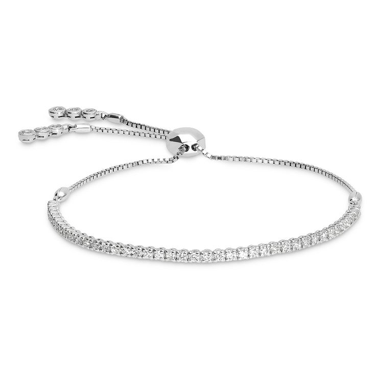 0.95 carat adjustable diamond bracelet
14K white gold
The bracelet design can be customized to suit your particular taste &amp; budget with any Size, Color &amp; Clarity Combination in 14/18K gold and Platinum.All of our diamonds come with Diamond Certificates. Contact us for other options, sizes, or natural 100% conflict-free diamonds. Our operations are in line with the provisions laid down by the Kimberley Process.Savransky Private jeweler offers a Free virtual Consultation from Formal Adjustable Tennis Bracelet With Diamond Accents, Timeless Adjustable Diamond Bracelet For Anniversary, Adjustable White Gold Diamond Bracelet For Anniversary, Formal Adjustable Diamond Bracelet With Prong Setting, Adjustable Diamond Bracelet With Prong Setting, Modern Adjustable Tennis Bracelet With Diamond Accents, White Gold Cubic Zirconia Diamond Bracelet With Jubilee Design, Adjustable Round Diamond Bracelet With Prong Setting, Adjustable Diamond Bracelet With Diamond Accents For Formal Occasions