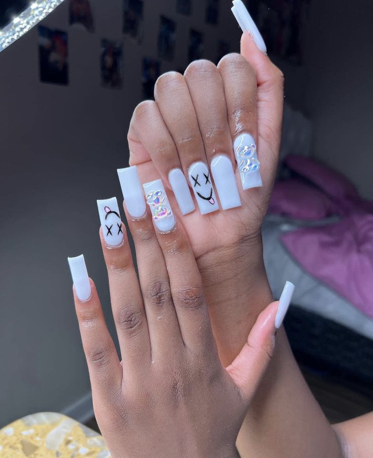 Short Coffin Nails Designs, Acrylic Nails Nude, Acrylic Nail Set, Long Acrylic Nail Designs, Stylish Nails Designs, Simple Gel Nails, Colored Acrylic Nails, Short Square Acrylic Nails, Acrylic Nails Coffin Pink