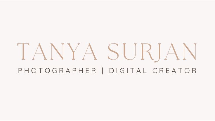 Tanya | Photographer | Make Money Online With Digital Products