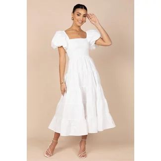 Dresses for Women : Page 7 : Target Style Midi Dress, Petal And Pup, Shower Outfits, White Midi, Shower Dresses, Usa Dresses, Mini Robes, Rock Design, Dresses By Length